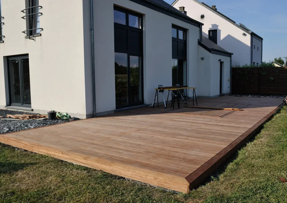 Pose de terrasse
